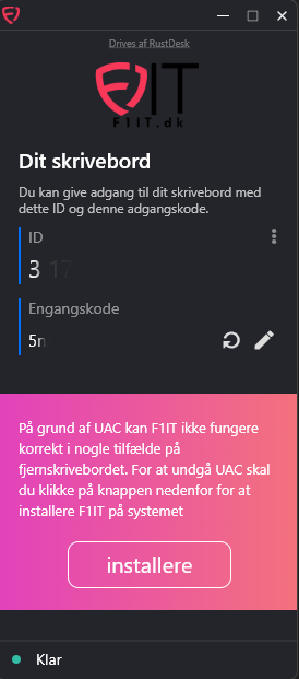 f1it fjernsupport